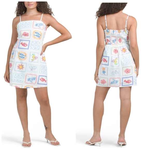 🔹️JAPNA🔹️ Square Neck Mini Shift dress Size XL - Picture 1 of 3